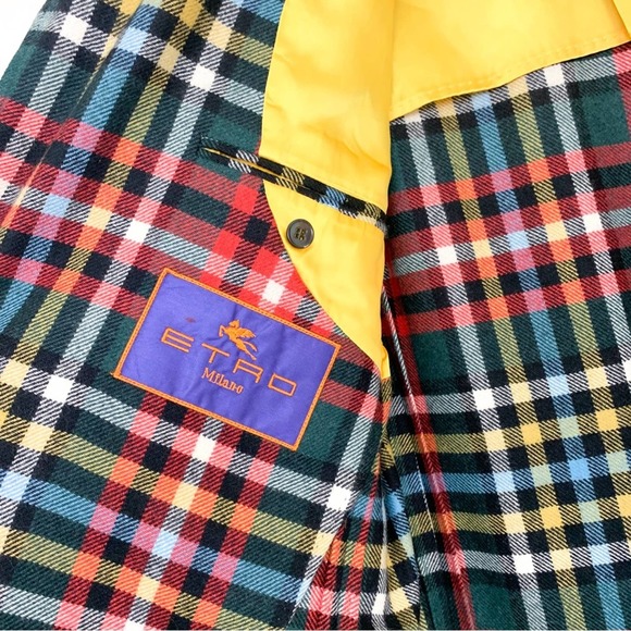 Etro Tartan Wool Blazer - Picture 7 of 8